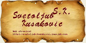 Svetoljub Kušaković vizit kartica